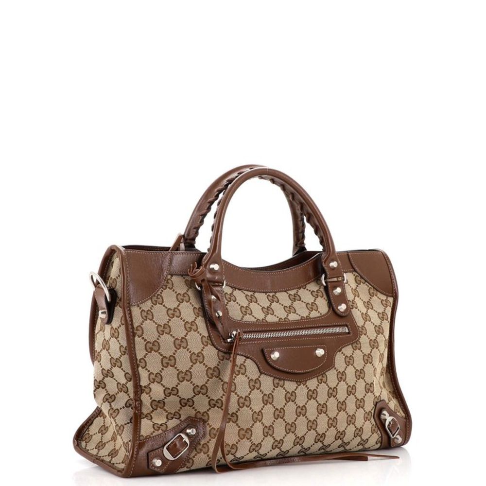 Gucci x Balenciaga The Hacker Project Neo Classic City Bag GG Canvas Medium - Picture 3 of 10
